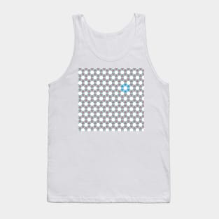 Tiling Tessellation In Green, Blue & Pink Tank Top